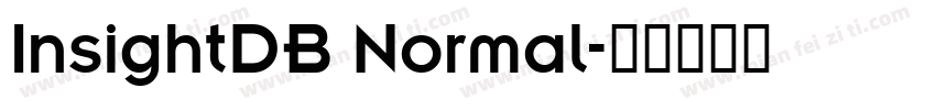 InsightDB Normal字体转换